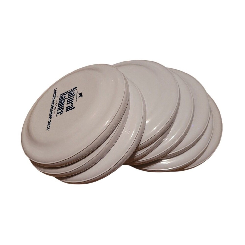 Natural Balance Limited Ingredient Diets Toy Frisbee Set of 11 - 7" Diameter NEW